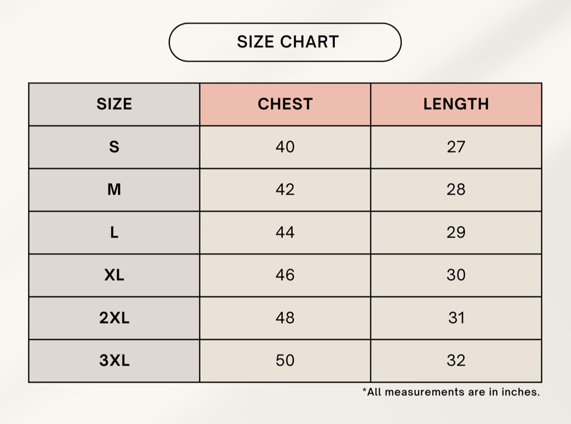 Color_Size Chart