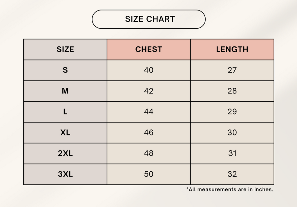 Color_Size Chart