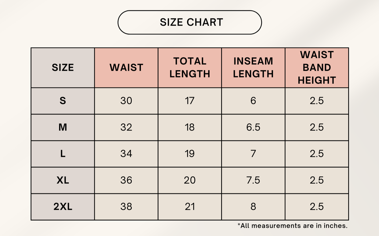 Color_Size Chart
